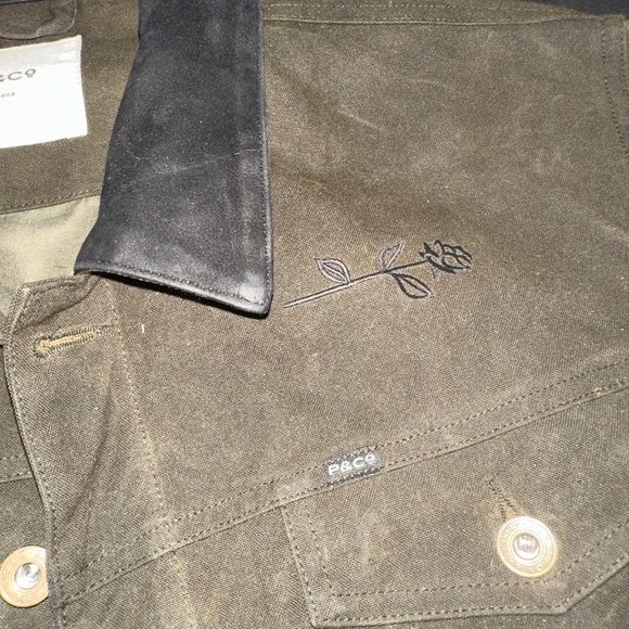 P&Co Wayfare Waxed Olive Canvas Jacket *RARE* - Picture 11 of 14